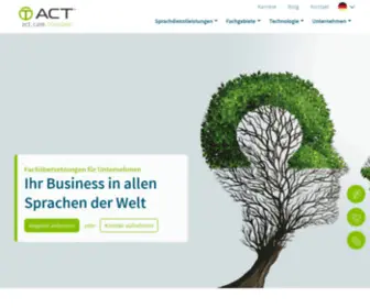 ACT-Translations.com(Fachübersetzung & Lokalisierung) Screenshot