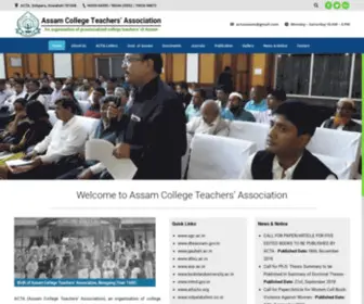 Acta.org.in(Association) Screenshot