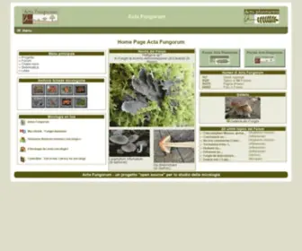 Actafungorum.org(Home Page Acta Fungorum) Screenshot