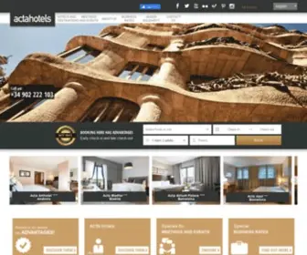 Actahotels.es(Acta Hotels) Screenshot