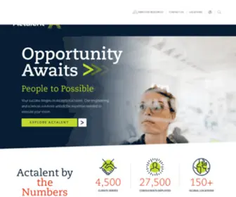 Actalentservices.com(Actalent Engineering & Sciences Services) Screenshot