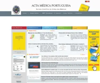 Actamedicaportuguesa.com(Acta Médica Portuguesa) Screenshot