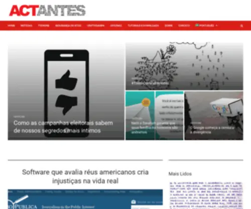 Actantes.org.br(WordPress) Screenshot