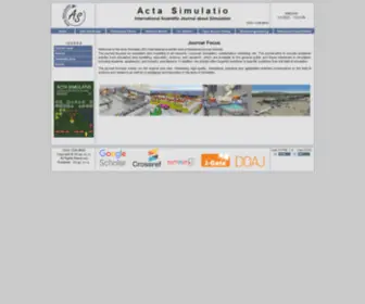 Actasimulatio.eu(Acta Simulatio) Screenshot