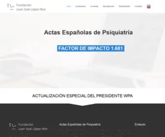 Actaspsiquiatria.es(Actas Españolas de Psiquiatría) Screenshot