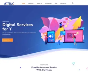 Actblic.com(Best Web Design & Development Company India) Screenshot