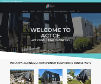 Actce.com.au(ACT Consulting Engineers) Screenshot