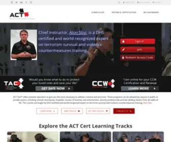 Actcert.com(ACT Cert) Screenshot