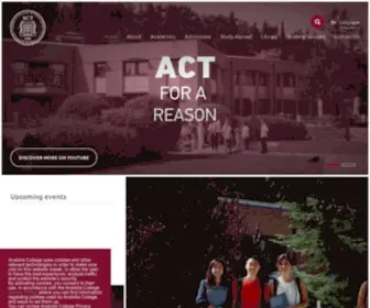 ACT.edu(College Studies in Greece) Screenshot