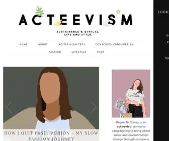 Acteevism.com(Sustainable, Ethical Life & Style Blog) Screenshot