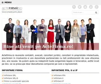 Actefirma.ro(Servicii complete firme) Screenshot