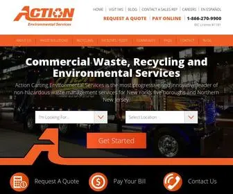 Actemp.com(Action Environmental Services) Screenshot