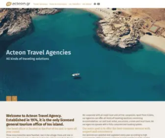 Acteon.gr(Acteon Travel Ios Island) Screenshot