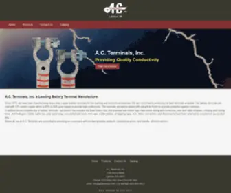 Acterminals.com(Terminals, Inc) Screenshot