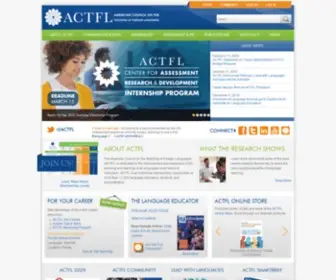 ACTFL.org(Home) Screenshot