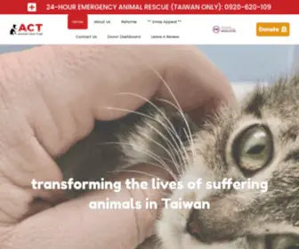 Actforanimals.org(SSL handshake failed) Screenshot