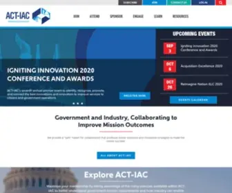 Actgov.org(Advancing Government) Screenshot