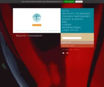 Actia-Asso.eu(ACTIA LES INSTITUTS TECHNIQUES DE L’AGRO) Screenshot