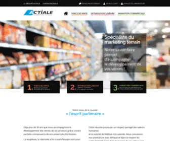 Actiale.com(Externalisation) Screenshot