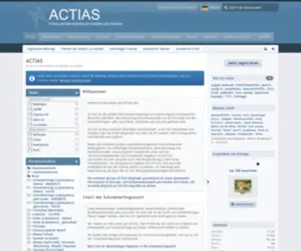 Actias.de(Entomologische Gemeinschaft) Screenshot