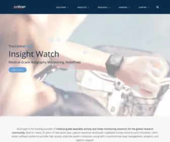 Actigraphcorp.com(ActiGraph) Screenshot