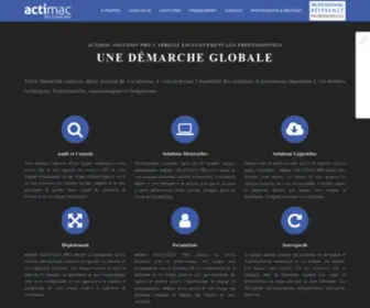 Actimac.fr(Actimac Solutions Pro) Screenshot