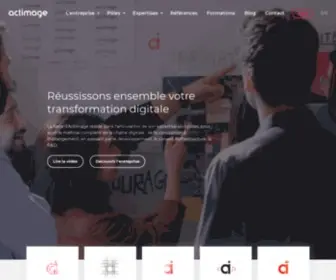Actimage.com(Expert en transformation digitale) Screenshot