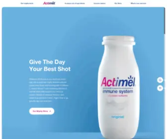 Actimel.co.uk(The cultured yogurt shot that's got a lot) Screenshot