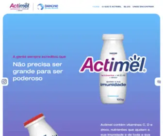 Actimel.com.br(Actimel) Screenshot