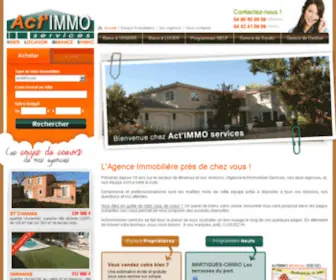 Actimmoservices.com(ACT'IMMO Services) Screenshot