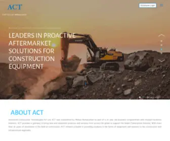 Actind.com(Advanced Construction Technologies Pvt Ltd) Screenshot