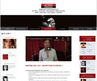 Acting-International.com(ACTING INTERNATIONAL) Screenshot