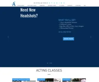 Actingandvoicestudios.com(Acting Classes in NYC) Screenshot