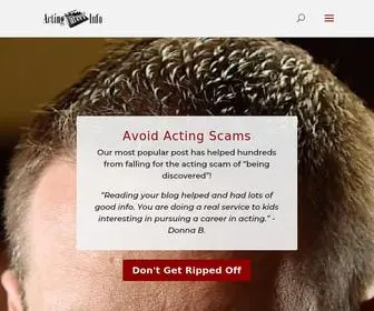 Actingcareerinfo.com(Acting Career Info) Screenshot