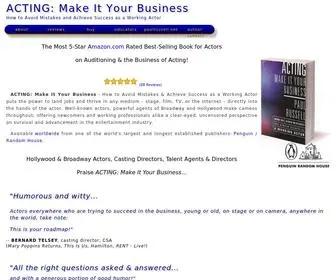 Actingmakeityourbusiness.com(ACTING Make It Your Business) Screenshot