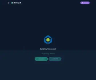 Actinium.org(Lightning Network) Screenshot