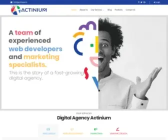 Actinium.rs(Digital Agency) Screenshot