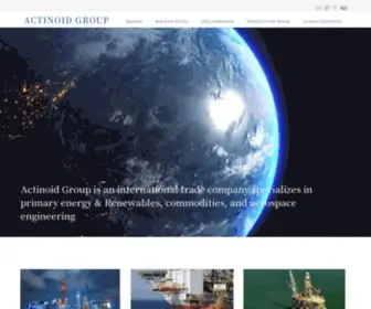 Actinoidgroup.com(ACTINOID GROUP) Screenshot