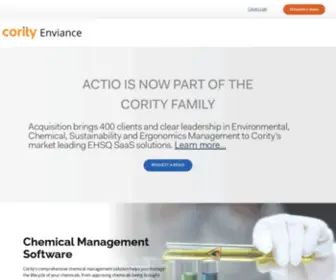 Actiocms.com(Compliance & Risk Management Software Solutions) Screenshot