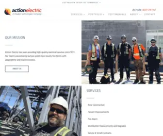 Action-Electric.ca(High-Quality Electrical Services Since 1973) Screenshot