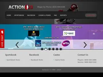 Action23.ag(Uncategorized) Screenshot