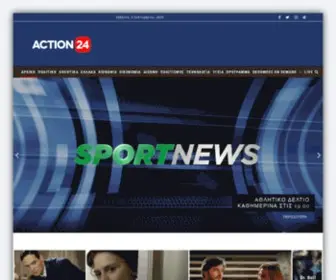 Action24.gr(Homepage) Screenshot