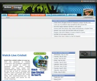 Action8Cricket.com(Action8Cricket) Screenshot