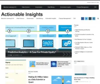 Actionableinsights.org(Actionable Insights) Screenshot