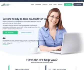 Actionaccountingusa.com(Action Accounting) Screenshot