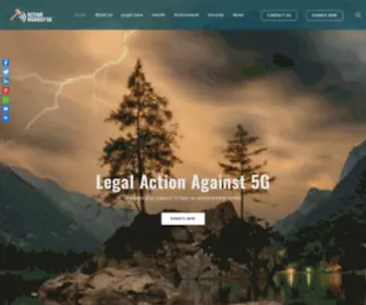 Actionagainst5G.org(Legal Action Against 5G campaign against 5G rollout) Screenshot