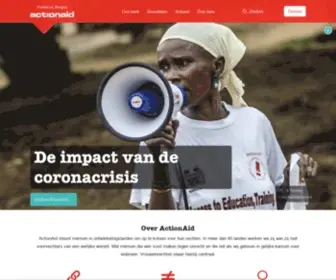 Actionaid.nl(ActionAid Nederland) Screenshot