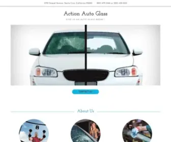 Actionautoglasssc.com(Action Auto Glass) Screenshot