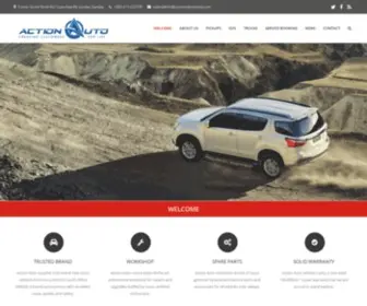 Actionautozambia.com(Creating Customers for Life) Screenshot