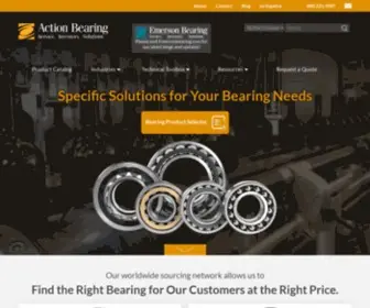 Actionbearing.com(Ball Bearings) Screenshot